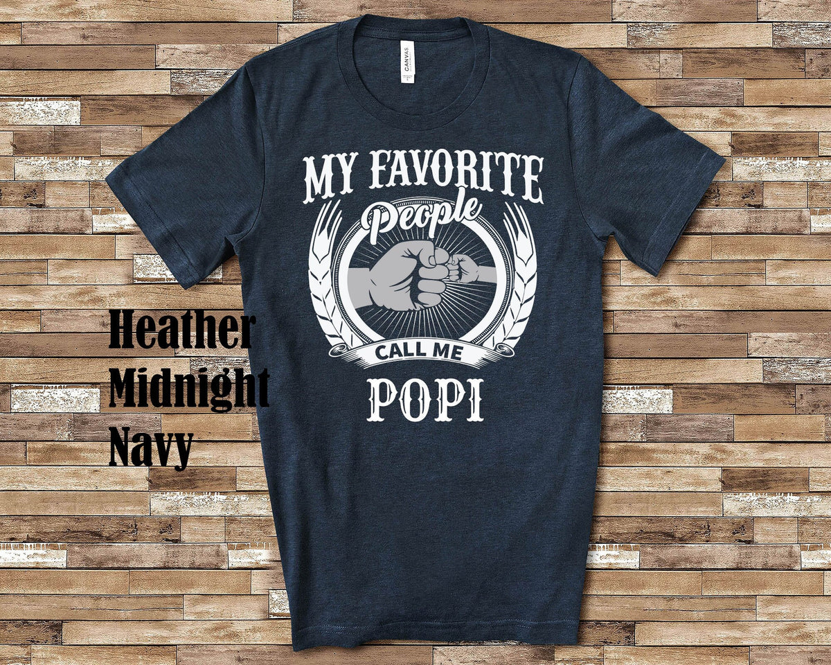 My Favorite People Popi fist bump Tshirt Long Sleeve Shirt Sweatshirt or Tank Top Special Grandfather Father39s Day Christmas Birthday Gift Sweatshirt – Premium Graphic · Trending Graphic Apparel