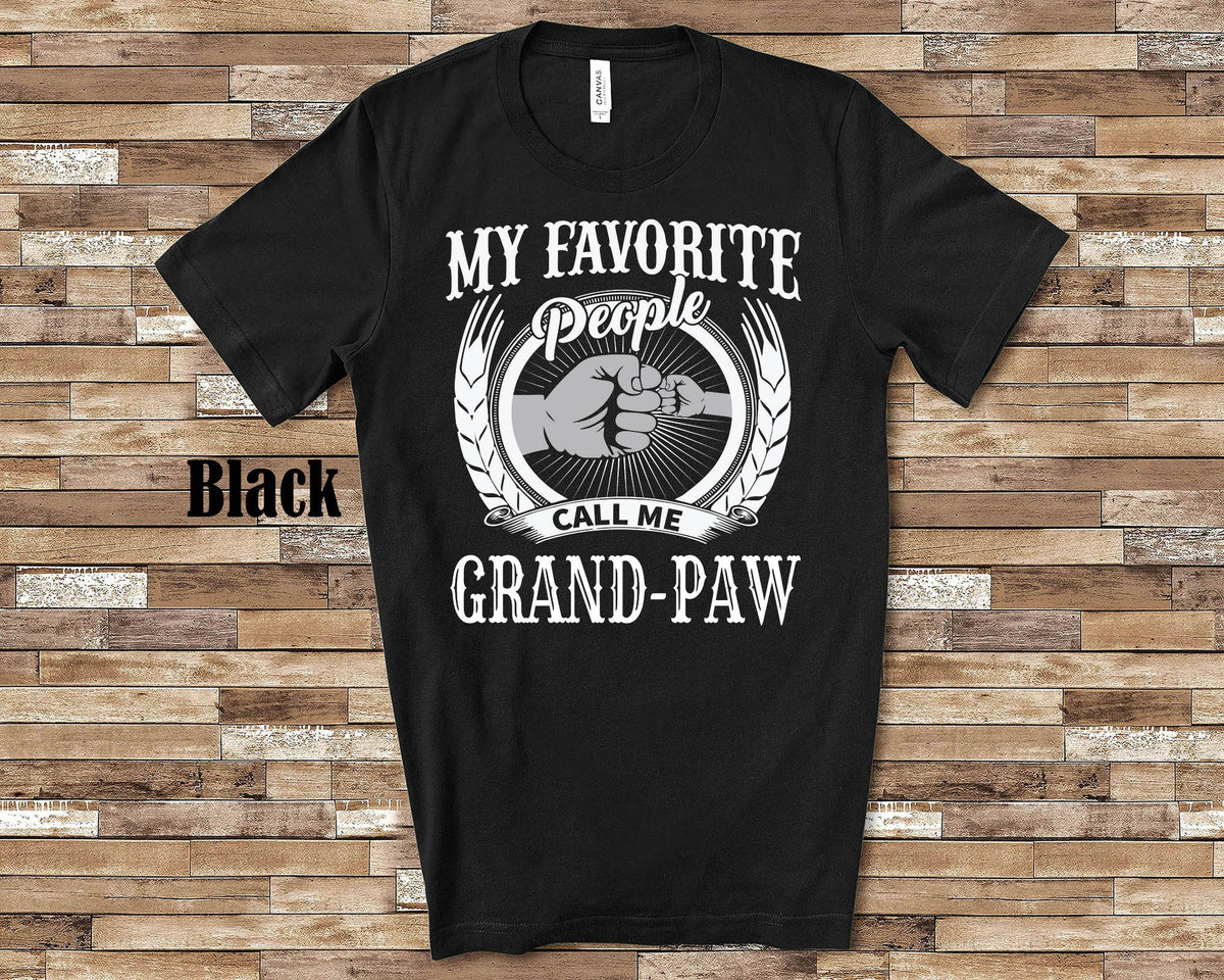 My Favorite People GrandPaw fist Tshirt Long Sleeve Shirt Sweatshirt or Tank Top Special Grandfather Father39s Day Christmas Birthday Gift Sweatshirt – Everyday Comfort · Must-Have Style