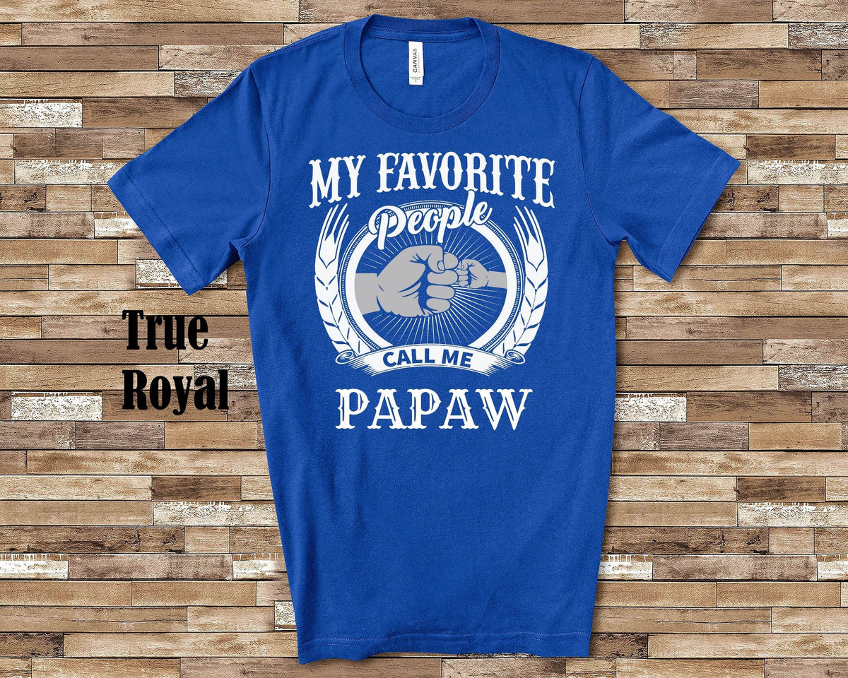 My Favorite People Papaw fist bump Tshirt Long Sleeve Shirt Sweatshirt or Tank Top Special Grandfather Father39s Day Christmas Birthday Gift Sweatshirt – Easygoing Wear · High-Quality Print