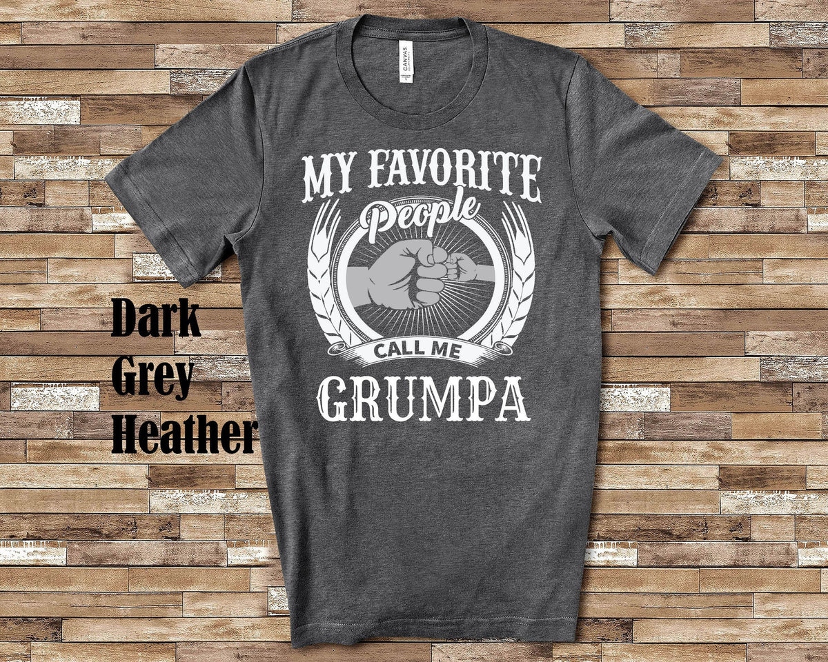 My Favorite People Grumpa fist bump Tshirt Long Sleeve Shirt Sweatshirt Tank Top Special Grandfather Father39s Day Christmas Birthday Gift Sweatshirt – Bold Style · High-Quality Print