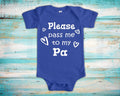 Pass Me To Pa Cute Grandpa Baby Bodysuit Tshirt or Toddler Shirt Special Grandfather Gift or Pregnancy Announcement Graphic Tee – Aesthetic Look · High-Quality Print