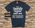 My Favorite People Great Granddaddy Tshirt Long Sleeve Shirt Sweatshirt Tank Top Special Grandfather Father39s Day Christmas Birthday Gift Sweatshirt – Everyday Comfort · Perfect For Daily Wear