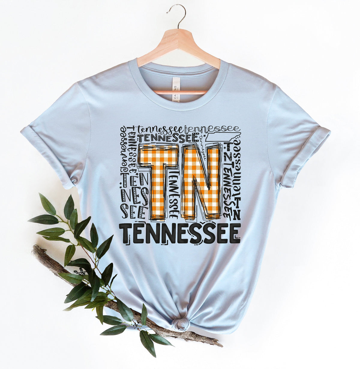 Tennessee ShirtTennessee Home Teeennessee State Map ShirtTennessee Travel GiftsTennessee ClothingTennessee Woman ShirtTN State Graphic Tee – Cozy Vibes · Great Gift For Fans