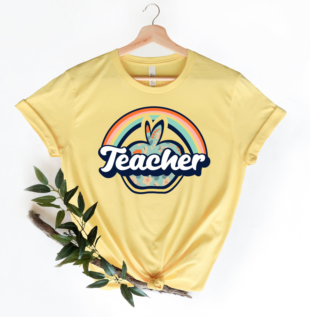 Teacher Shirts For Women Boho Teacher Rainbow Shirt Rainbow Teacher Shirt Rainbow Teacher Tshirt Kindergarter Teacher Shirt Graphic Tee – Warm & Stylish · Perfect For Daily Wear