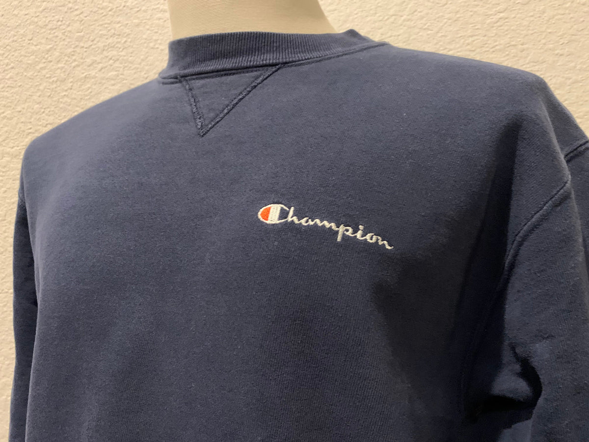 Vintage 9039s Champion Navy Crewneck Sweatshirt Size M Sweatshirt – Easygoing Wear · Must-Have Style