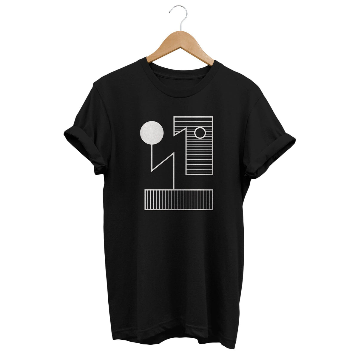 Minimalist T shirt Abstract Shirt Artsy Tee Geometric Top Modern Art Artistic Gift Casual Streetwear Urban Clothing Modern Man Woman Graphic Tee – Everyday Comfort · High-Quality Print