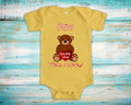 Paw Loves Me Cute Grandpa Name Bear Baby Bodysuit Tshirt or Toddler Shirt Special Grandfather Gift or Pregnancy Reveal Announcement Graphic Tee – Bold Style · Perfect For Daily Wear