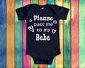 Pass Me To Bebe Cute Grandma Baby Bodysuit Tshirt or Toddler Shirt Special Grandmother Gift or Pregnancy Announcement Graphic Tee – Aesthetic Look · High-Quality Print