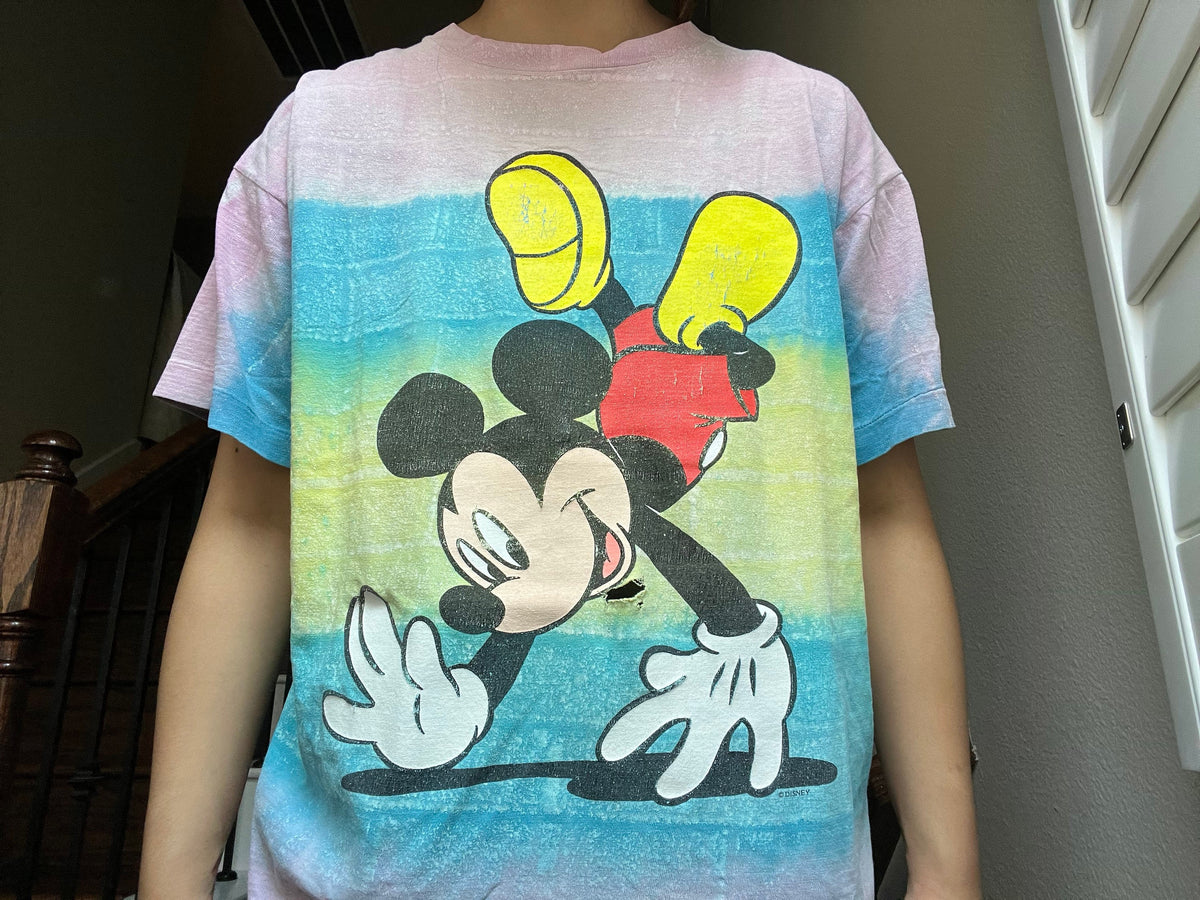 Vintage 90s Mickey Mouse Handstand Ombr T Shirt Size L Graphic Tee – Premium Graphic · Must-Have Style