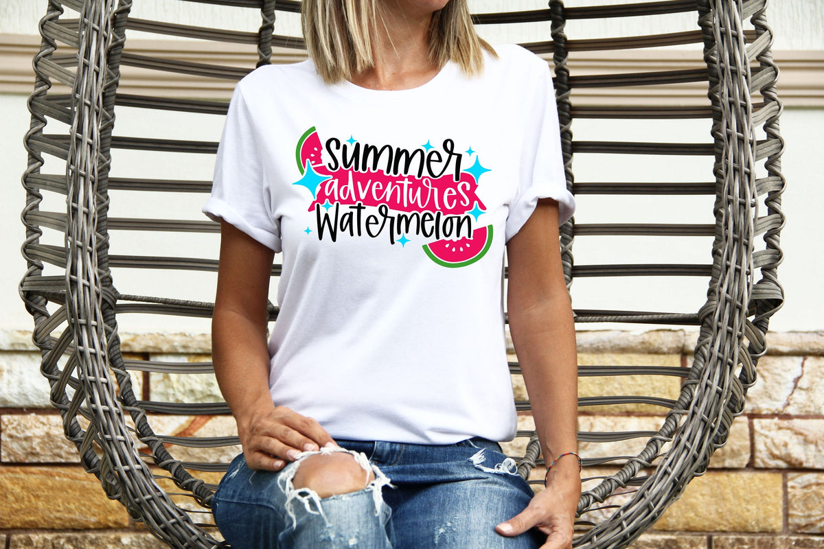 Womens Summer Tops TShirt T Shirt TShirt Tees Holiday Shirt For Women Holiday Top Summer Adventures Watermelon Graphic Tee – Warm & Stylish · Trending Graphic Apparel