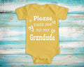Pass Me To Grandude Cute Grandpa Baby Bodysuit Tshirt or Toddler Shirt Special Grandfather Gift or Pregnancy Announcement Graphic Tee – Warm & Stylish · Must-Have Style