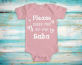 Pass Me To Saba Cute Grandpa Baby Bodysuit Tshirt or Toddler Shirt Hebrew Jewish Grandfather Gift or Pregnancy Announcement Graphic Tee – Bold Style · Trending Graphic Apparel