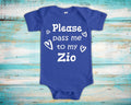 Pass Me To Zio Cute Baby Bodysuit Tshirt or Toddler Shirt Italian Uncle Gift or Pregnancy Announcement Graphic Tee – Everyday Comfort · Must-Have Style