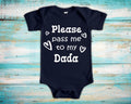 Pass Me To Dada Cute Grandpa Baby Bodysuit Tshirt or Toddler Shirt India Indian Grandfather Gift or Pregnancy Announcement Graphic Tee – Fan Favorite · Trending Graphic Apparel