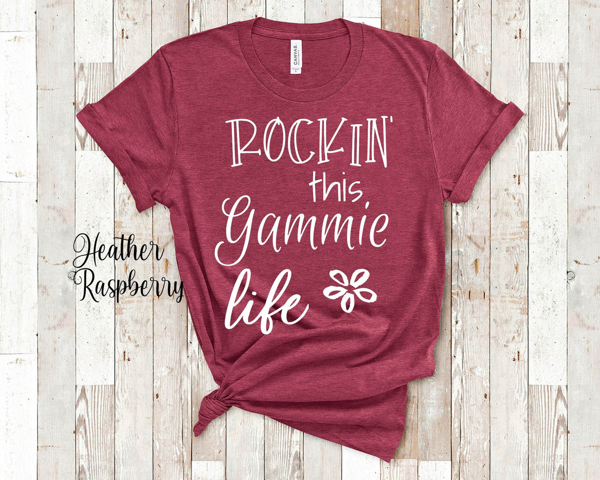 Rockin This Gammie Life Grandma Tshirt Long Sleeve Tee Sweatshirt or Tank Unique Birthday Christmas Mother39s Day Gift for Grandmother Sweatshirt – Cozy Vibes · Trending Graphic Apparel