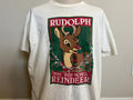 Vintage 9039s Rudolph The redNosed Reindeer Christmas Night Gown T Shirt Size XL Graphic Tee – Aesthetic Look · Trending Graphic Apparel