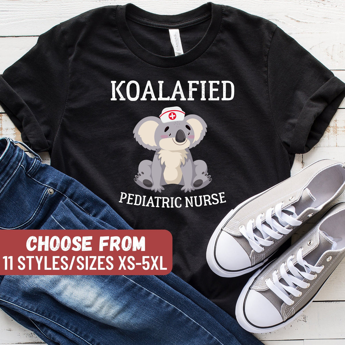 Pediatric Nurse Shirt Nurse Shirt NP Shirt Nursing School Shirt Funny Nursing Shirt Pediatric Nurse Koalafied Pediatric Nurse TShirt Graphic Tee – Soft Feel · Must-Have Style