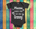 Pass Me To Granny Cute Grandma Baby Bodysuit Tshirt or Toddler Shirt Special Grandmother Gift or Pregnancy Announcement Graphic Tee – Cozy Vibes · Must-Have Style