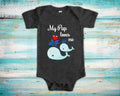 Pap Loves Me Cute Grandpa Name Whale Baby Bodysuit Unique Grandfather Gift for Granddaughter or Grandson or Pregnancy Announcement Graphic Tee – Feel-Good Design · Great Gift For Fans