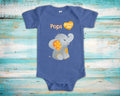 Pops Loves Me Cute Grandpa Name Elephant Baby Bodysuit Unique Grandfather Gift for Granddaughter or Grandson or Pregnancy Announcement Graphic Tee – Feel-Good Design · Trending Graphic Apparel