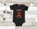 Auntie Loves Me Cute Aunt Name Bear Baby Bodysuit Tshirt or Toddler Shirt Special Aunt Gift or Pregnancy Reveal Announcement Graphic Tee – Fan Favorite · High-Quality Print