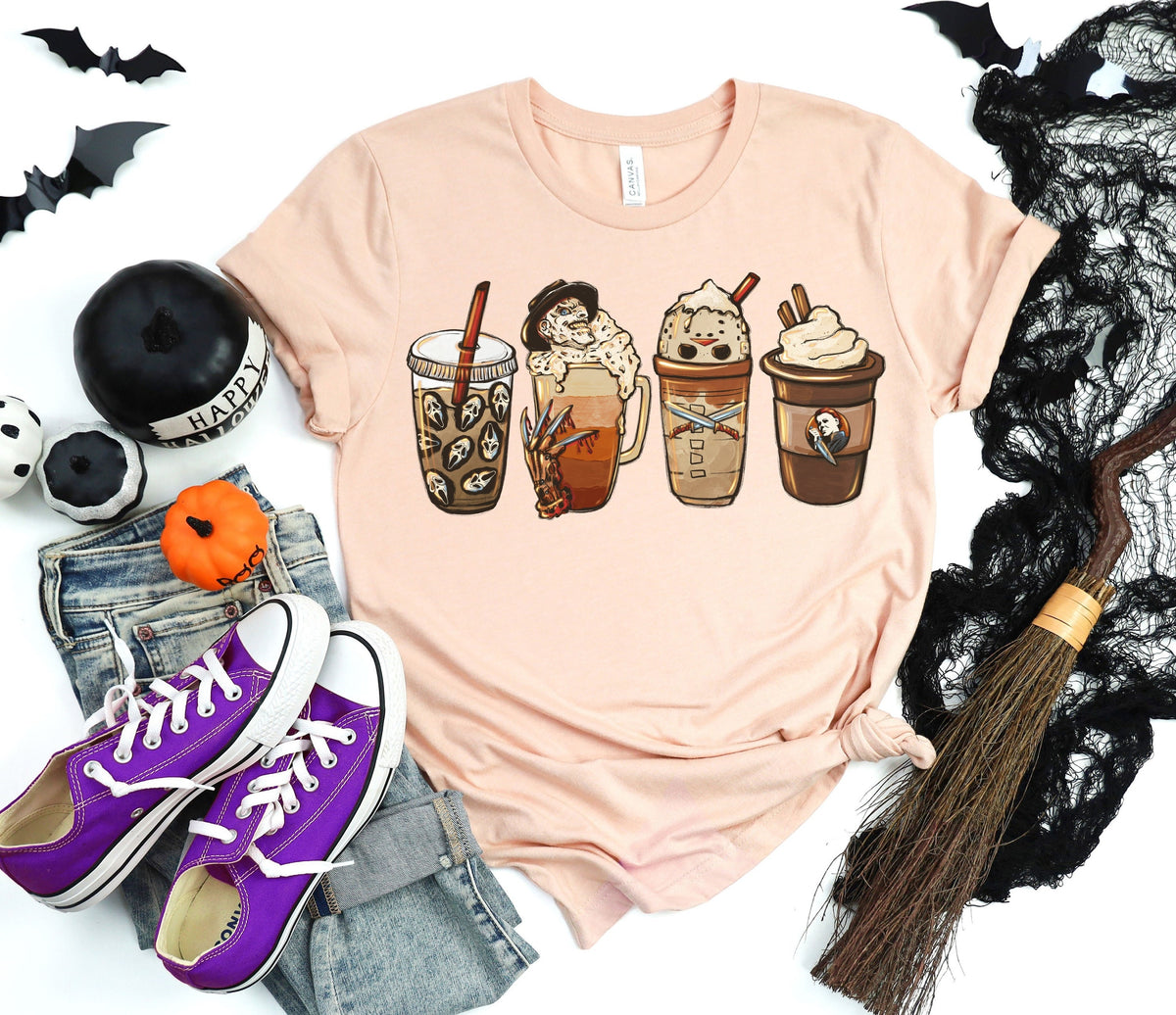 Horror Fall coffee shirt Witch shirt Halloween Shirt That witch Shirt Halloween Tees Halloween Party Tshirt Funny Halloween Shirts Graphic Tee – Premium Graphic · Trending Graphic Apparel