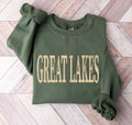 Great Lakes Sweatshirt Lake Michigan Shirt Lake Life Shirt Lake Erie Lake Huron Lake Ontario Lake Superior Sweatshirt – Bold Style · Must-Have Style
