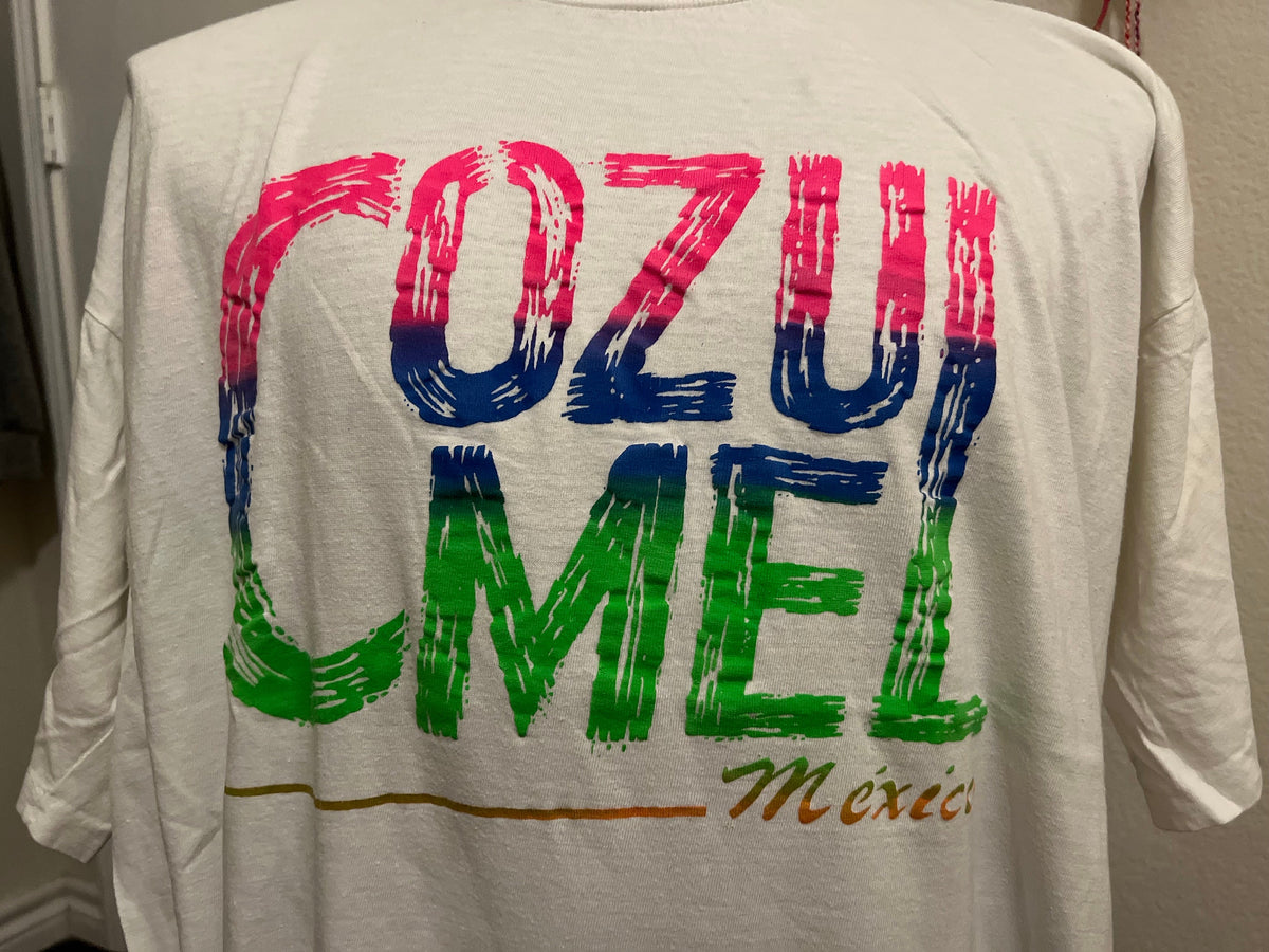 Vintage 9039s Cozumel Mexico Vacation Tourist T Shirt XL Graphic Tee – Easygoing Wear · Great Gift For Fans