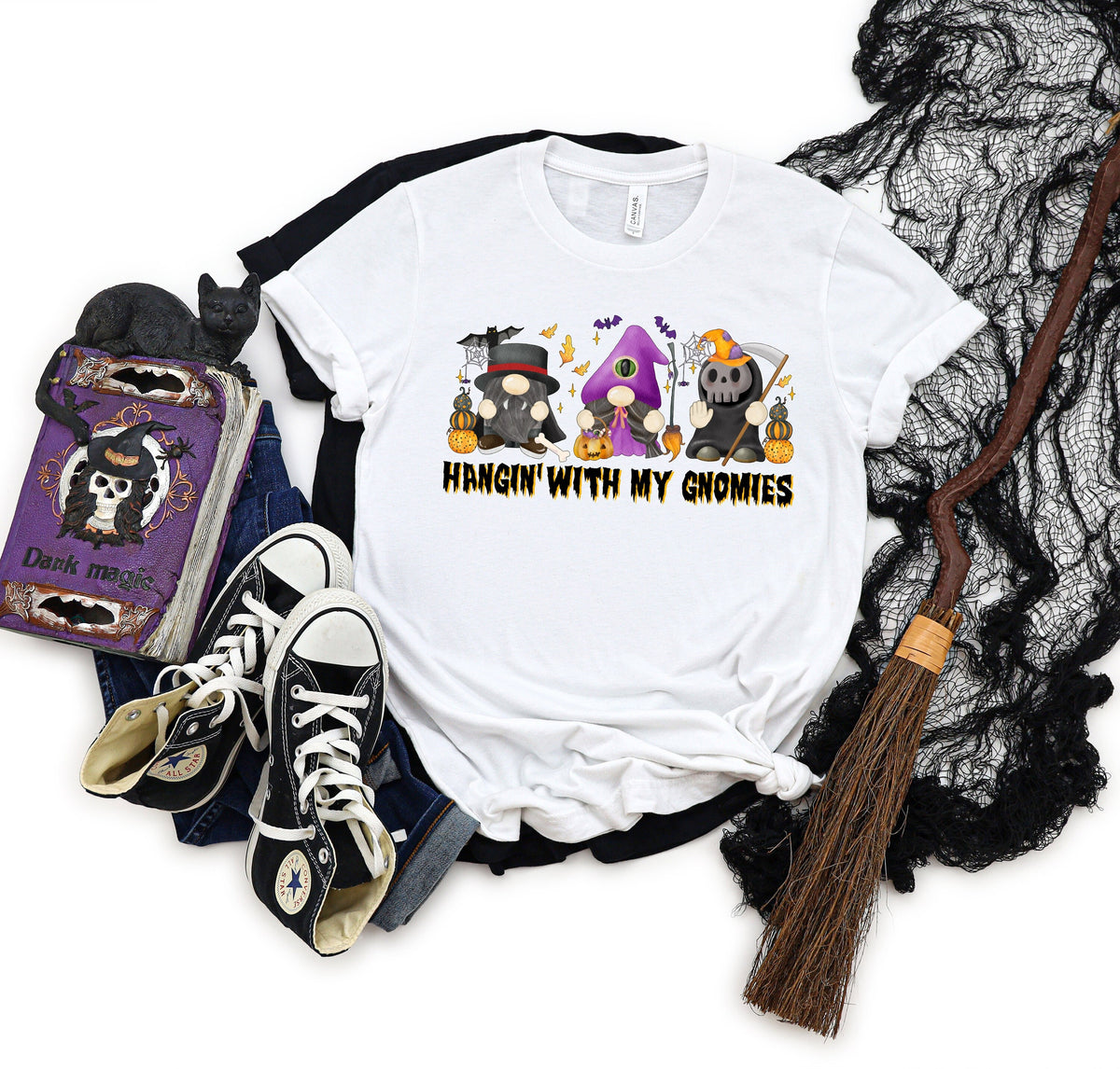 Hangin With My Gnomies ShirtHalloween Party ShirtsTrick Or Treat ShirtsSanderson Sisters ShirtsHalloween OutfitsHalloween Funny Shirt Graphic Tee – Bold Style · Great Gift For Fans