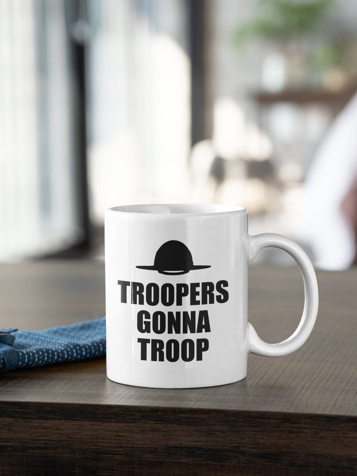 State Trooper Mug Funny Trooper Gift Troopers Gonna Troop State Police Mug Graphic Tee – Warm & Stylish · Trending Graphic Apparel