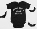 Gothic Baby Grow Goth Baby Gift Black Goth Baby Grow Gift For Pregnant Goth Mom To Be Rock n Roll Moms Little Blood Sucker Romper Graphic Tee – Soft Feel · Perfect For Daily Wear