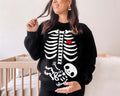 Halloween Pregnancy Sweatshirt Maternity Pregnant Halloween Skeleton Shirt Sweatshirt – Premium Graphic · Top Pick For Any Outfit