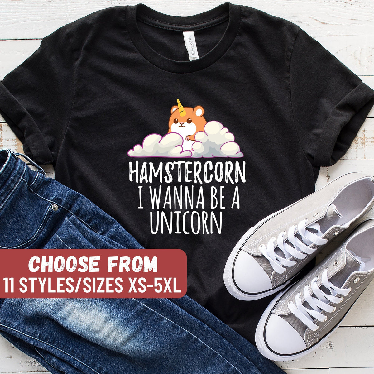 Hamstercorn I Wanna Be A Unicorn TShirt Funny Hamster Shirt Cute Hamster Shirt Hamster Gift Hamster Lover Hamster Tank Top Hoodie Hoodie – Aesthetic Look · Great Gift For Fans