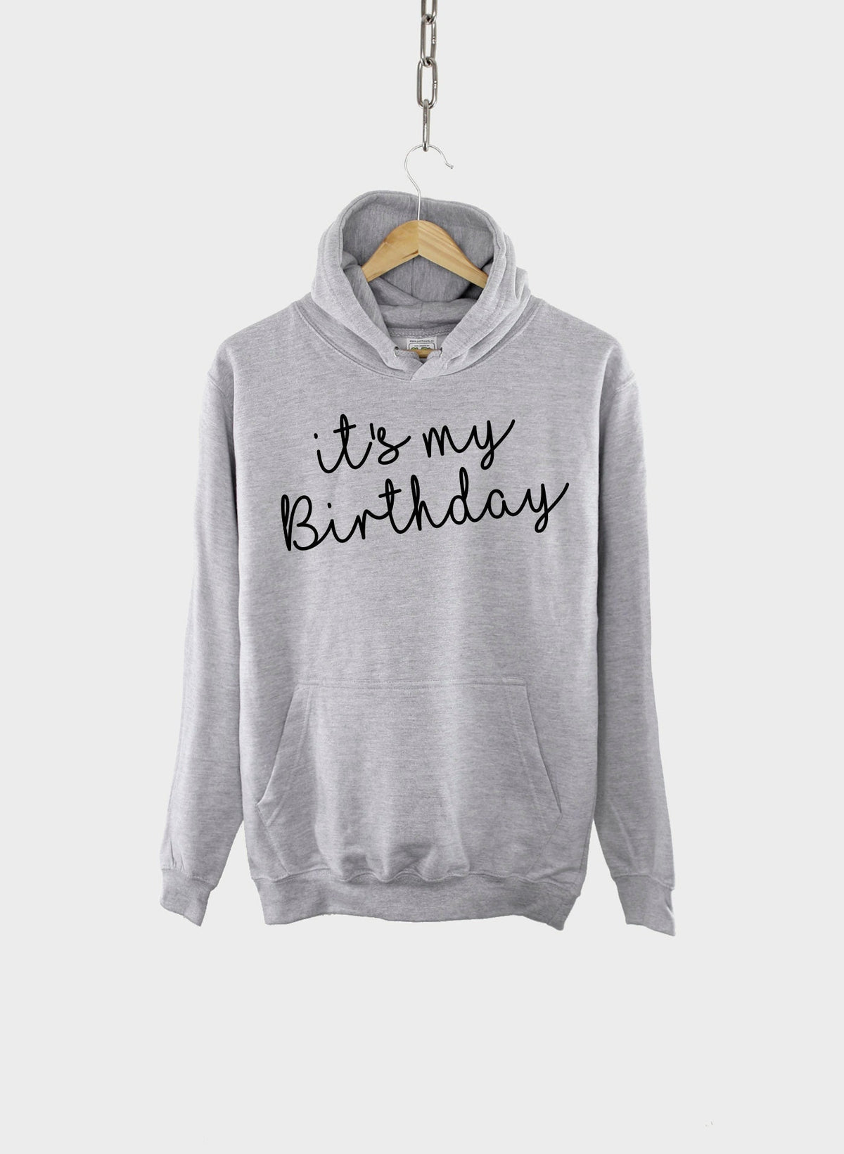 Womens Birthday Hoodie Birthday Script Print Hoodie It39s My Birthday Hoodie Hoodie – Soft Feel · Perfect For Daily Wear