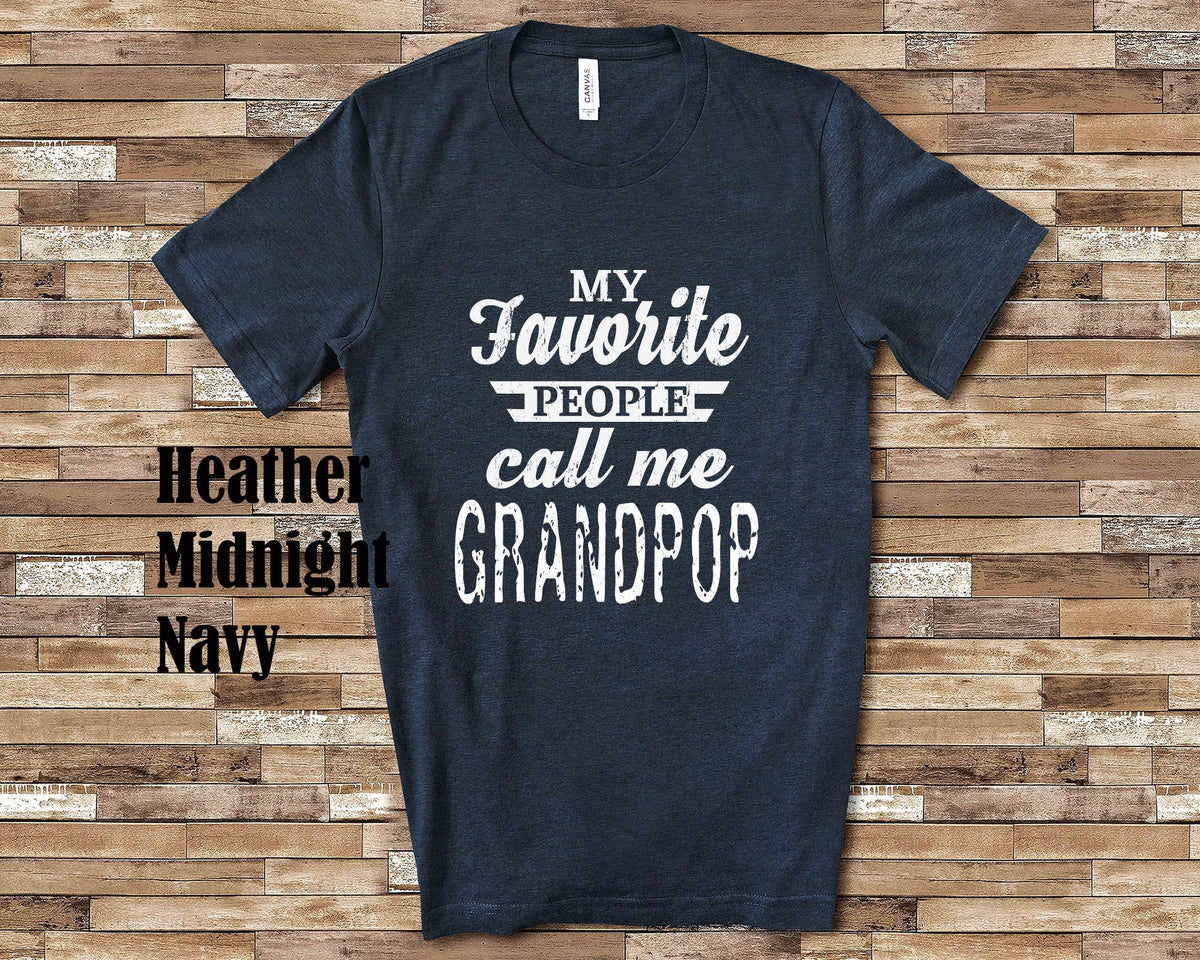 My Favorite People Grandpop Tshirt Long Sleeve Shirt Sweatshirt or Tank Top Special Grandfather Father39s Day Christmas Birthday Gift Sweatshirt – Bold Style · Must-Have Style