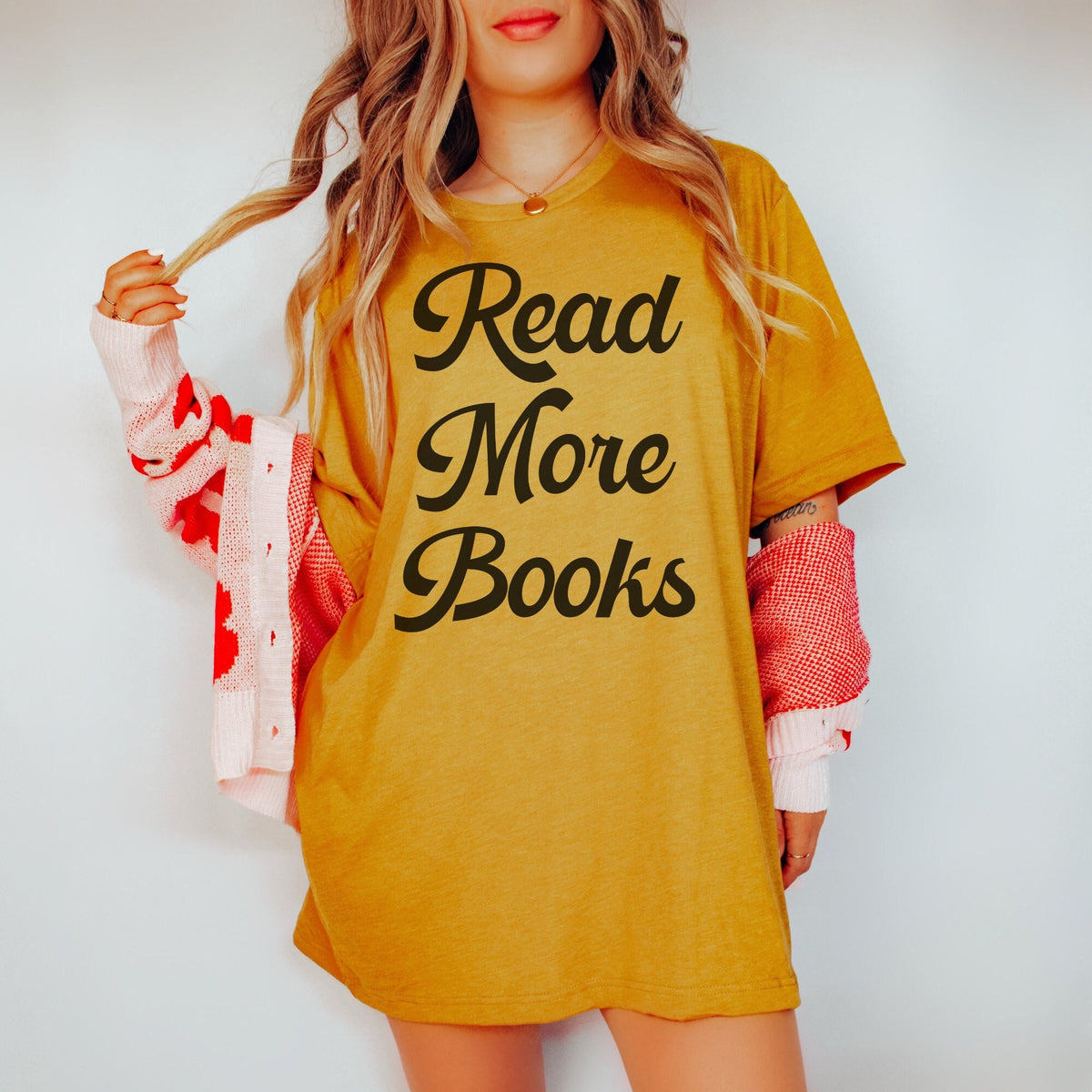Retro Style Bookish Tee Read More Books Cute Vintage Aesthetic TShirt School Librarian Tee English Literature Professor Book Lover Graphic Tee – Cozy Vibes · Trending Graphic Apparel