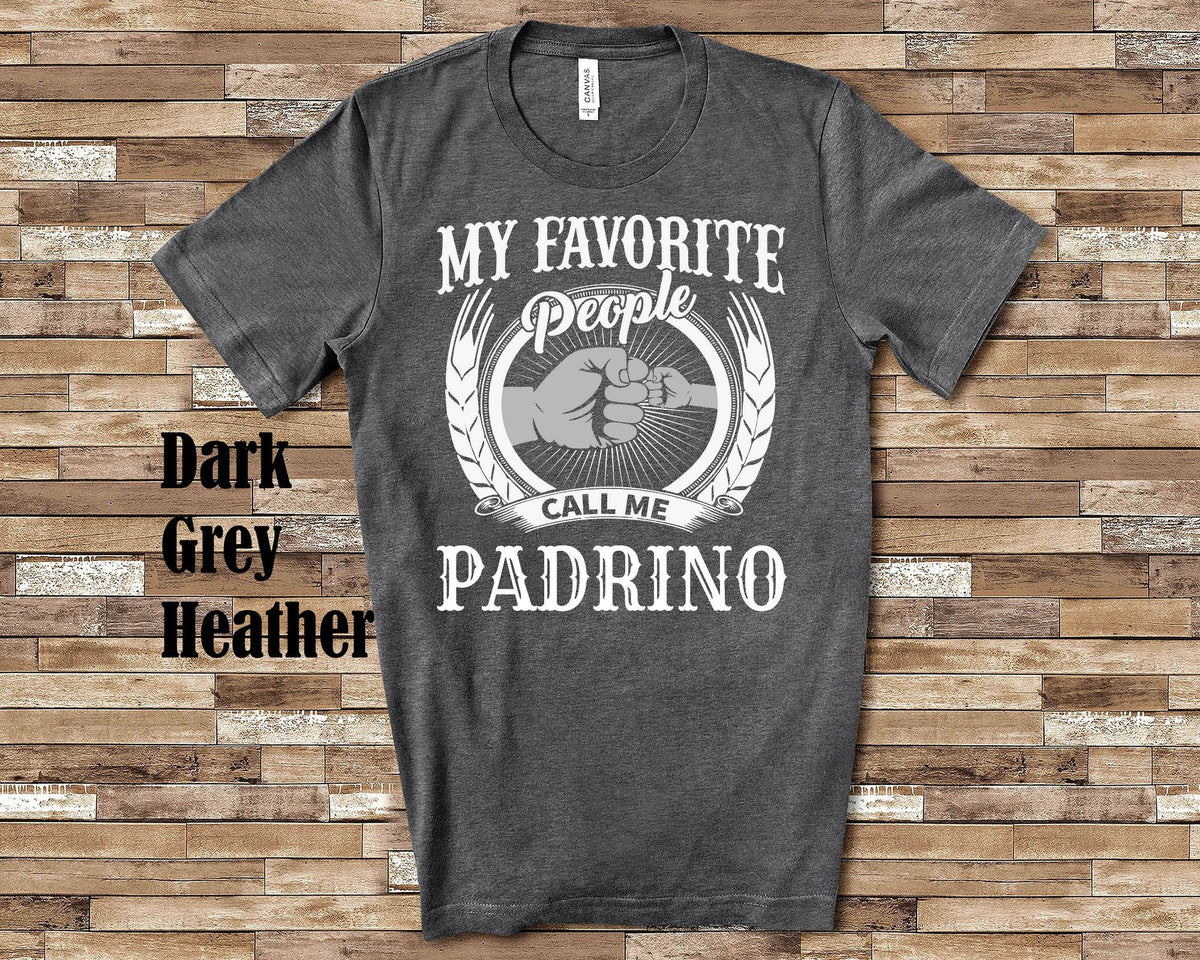My Favorite People Padrino fist Tshirt Long Sleeve Shirt Sweatshirt Tank Top Spain Spanish Godfather Father39s Day Christmas Birthday Gift Sweatshirt – Feel-Good Design · Perfect For Daily Wear