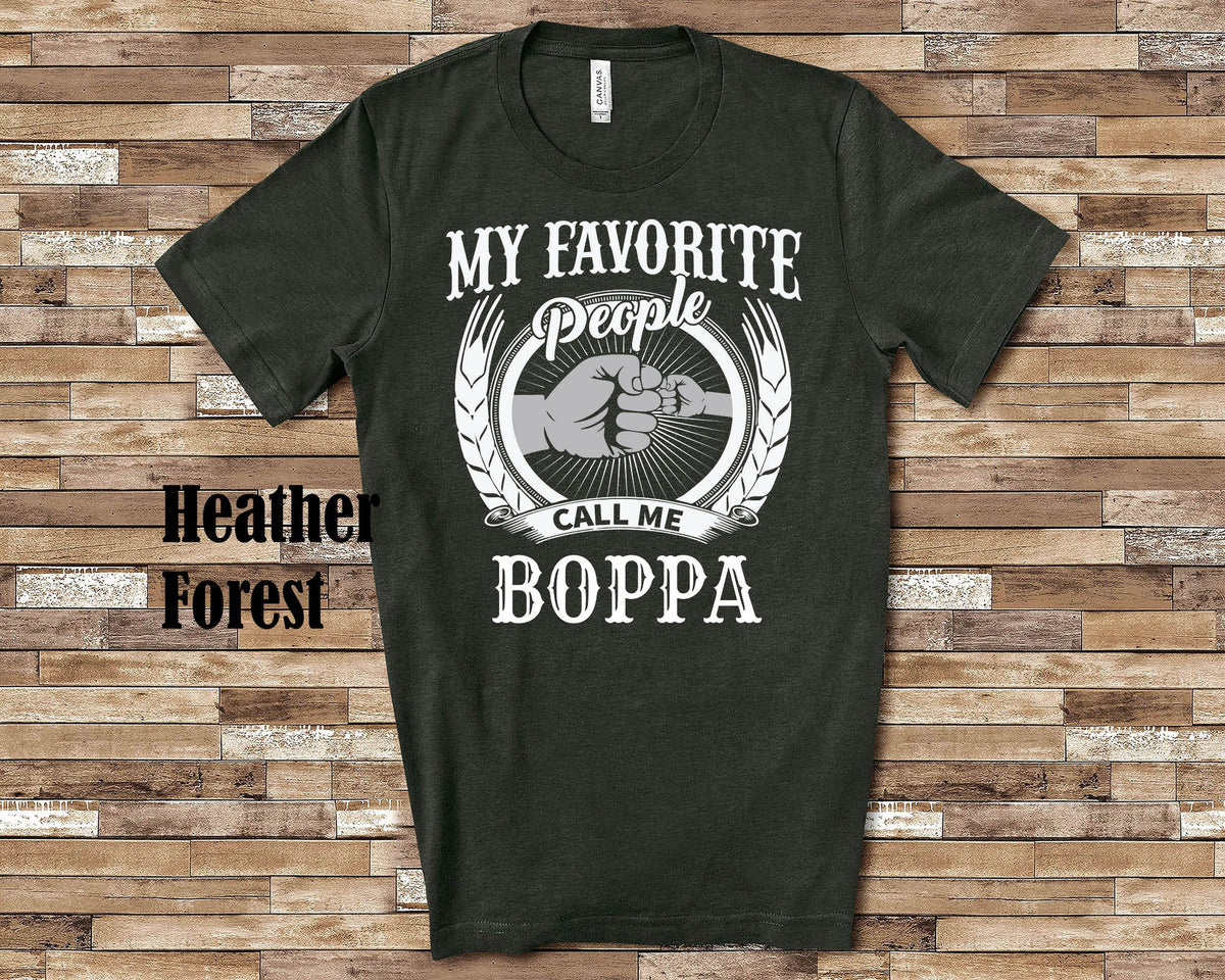 My Favorite People Boppa fist bump Tshirt Long Sleeve Shirt Sweatshirt or Tank Top Special Grandfather Father39s Day Christmas Birthday Gift Sweatshirt – Easygoing Wear · Top Pick For Any Outfit