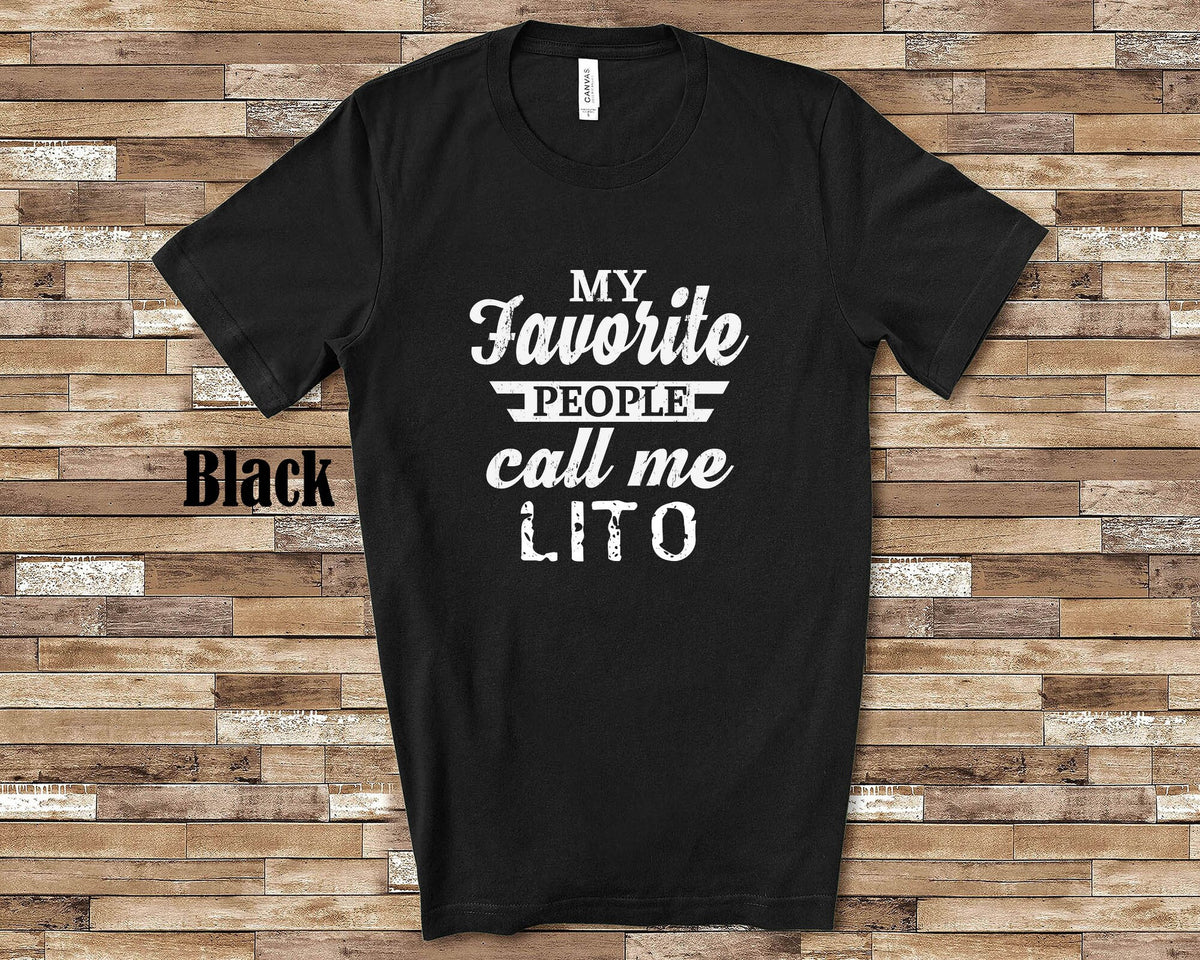My Favorite People Lito Tshirt Long Sleeve Shirt Sweatshirt or Tank Top Mexican or Spanish Grandfather Father39s Day Christmas Birthday Gift Sweatshirt – Cozy Vibes · Great Gift For Fans