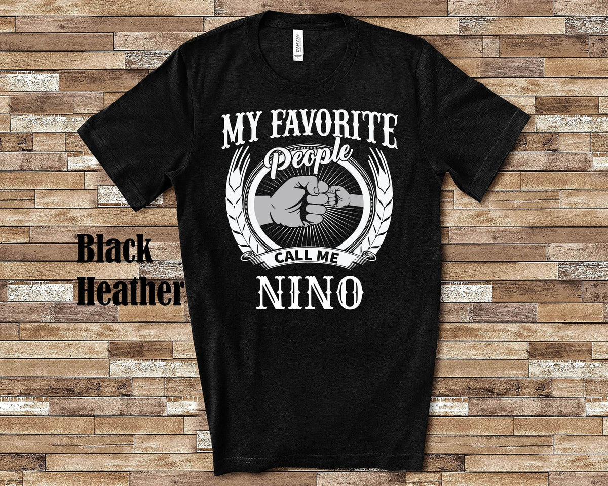 My Favorite People Nino fist bump Tshirt Long Sleeve Shirt Sweatshirt or Tank Top Mexican Godfather Father39s Day Christmas Birthday Gift Sweatshirt – Easygoing Wear · Great Gift For Fans