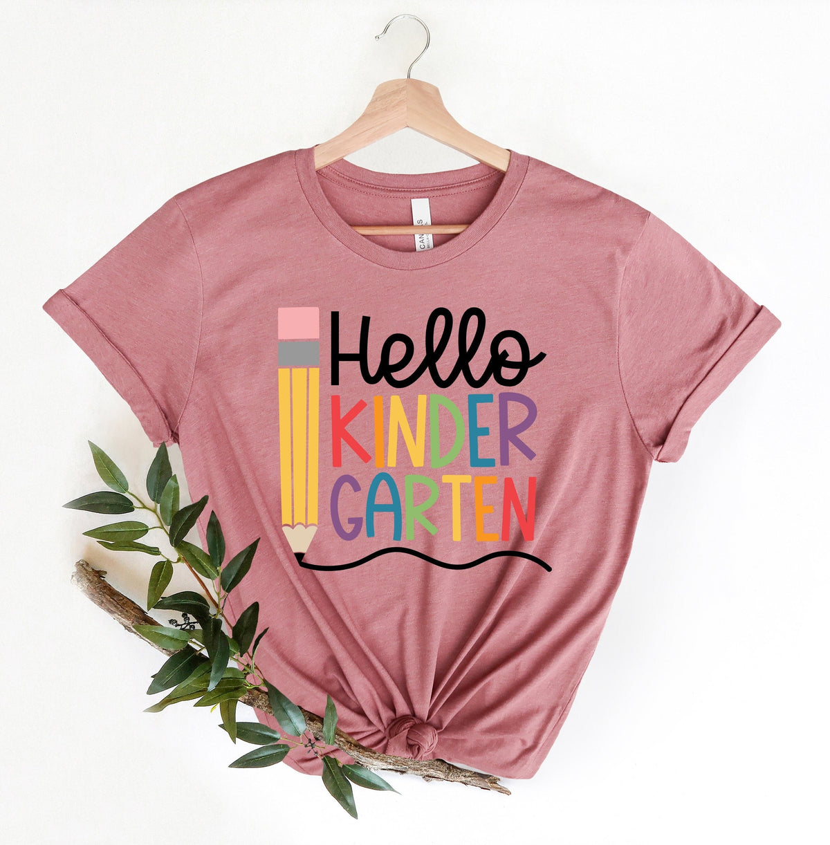 Hello Kindergarten Shirt Kindergarten Teacher Shirt First Day of School Shirt Back To School Shirt First Grade Shirts Students Shirt Graphic Tee – Bold Style · Must-Have Style