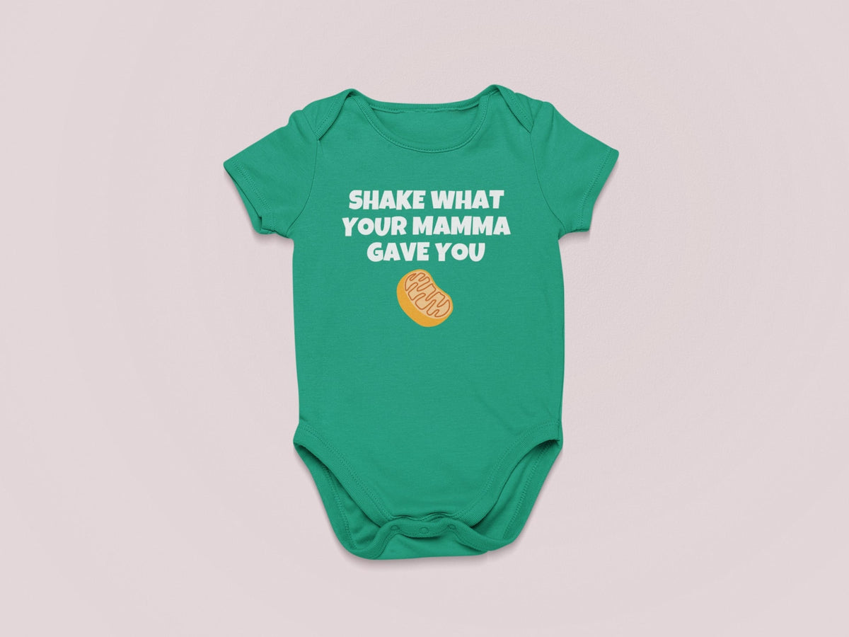 Funny Genetics Baby Shirt Biologist Baby Onepiece Geneticist Baby Biology Nerd Baby Clothes What Your Mamma Gave You All Cotton Graphic Tee – Premium Graphic · Great Gift For Fans