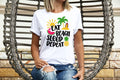 Womens Summer Tops TShirt T Shirt TShirt Tees Holiday Shirt For Women Holiday Top Eat Beach Sleep Repeat Graphic Tee – Soft Feel · Great Gift For Fans
