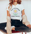 Retro Teacher Tee Pay Teachers More Money Leftist Tee Social Justice Tee Empower Women Feminist Teacher Tee Human Rights Tee Graphic Tee – Premium Graphic · Trending Graphic Apparel