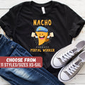 Funny Mailman Shirt Mail Carrier Gift Postman Shirt Postal Carrier Shirt Postal Carrier Gift Nacho Average Postal Worker TShirt Graphic Tee – Easygoing Wear · Must-Have Style
