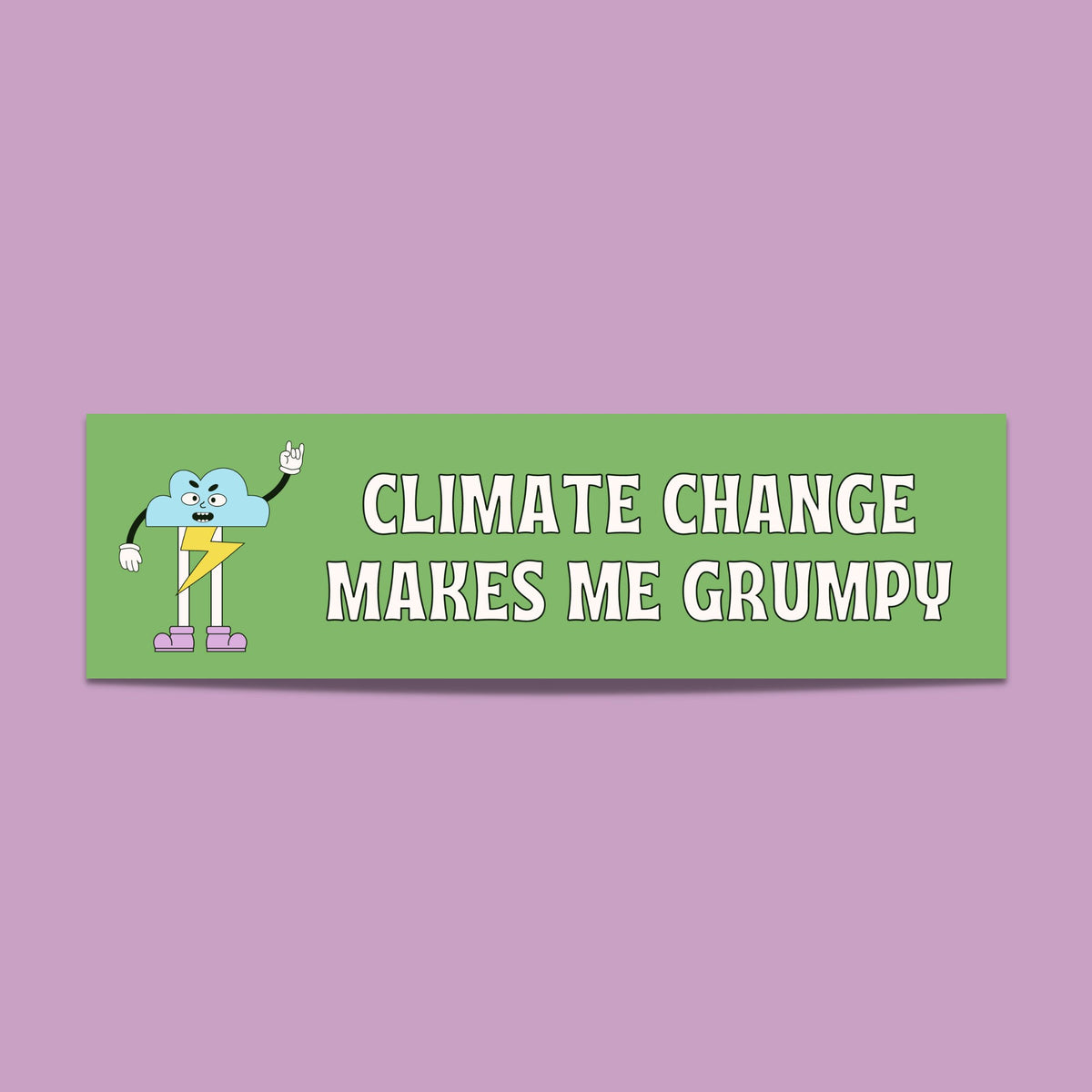 Climate Change is Real Bumper Sticker Climate Change Makes Me Grumpy Cute Retro Sticker for Leftist Funny Car Decal Protect the Planet Graphic Tee – Feel-Good Design · Top Pick For Any Outfit