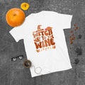 Halloween Witch Way To The Wine Lover Shirt Graphic Tee – Easygoing Wear · Perfect For Daily Wear