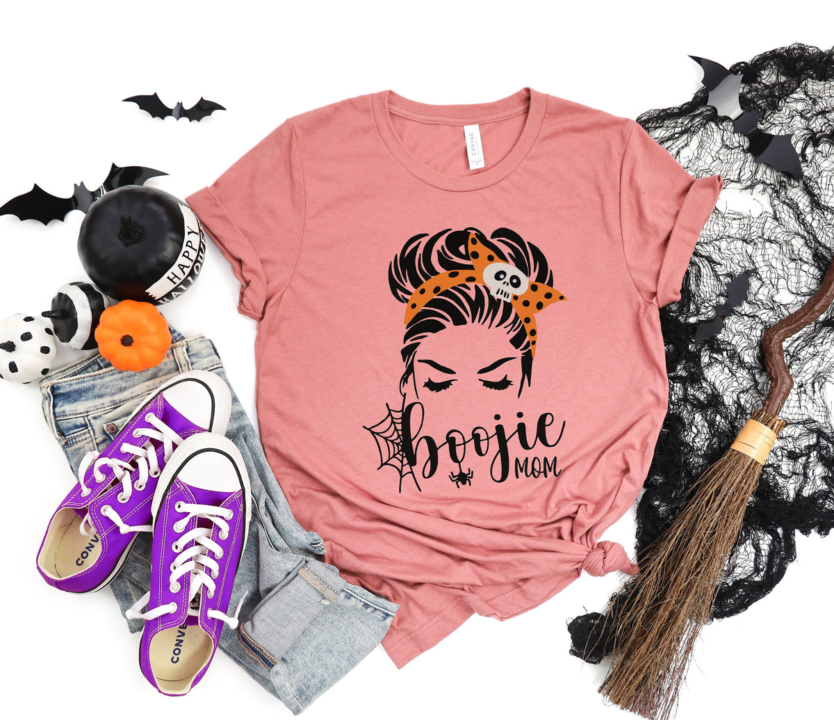 Boojie Mom Shirt Halloween Mom Shirt Boo Mom Shirt Halloween Gift for MomCool Mom Shirt Bougie Mom Shirt Spooky Mom Shirt Graphic Tee – Premium Graphic · High-Quality Print