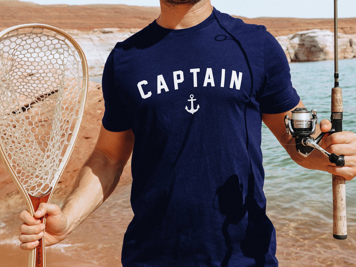 Mens Nautical TShirt Guys Boat TShirt Anchor TShirt Mens Sailing TShirt Sailing Gifts For Men Anchor Shirt Captain TShirt Graphic Tee – Feel-Good Design · High-Quality Print