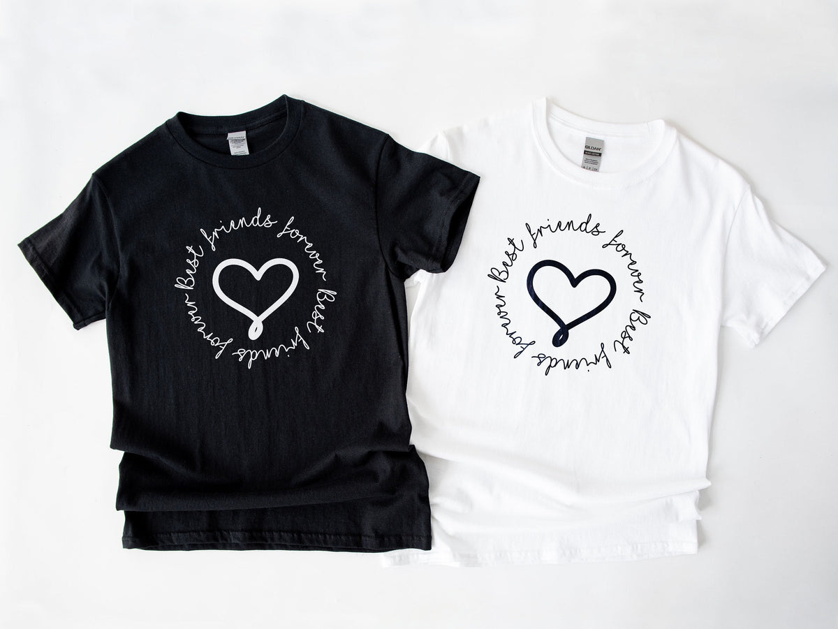 Best Friends Forever Shirts Womens Best Friends TShirts Womens Matching Friends TShirts BFF Shirts Matching Best Friends TShirts Graphic Tee – Aesthetic Look · Must-Have Style